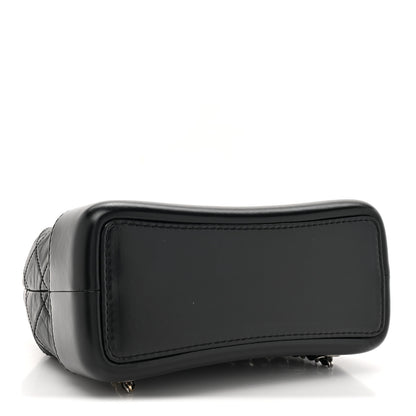 Chanel Aged Calfskin Quilted Small Gabrielle Backpack Black 4 of 11