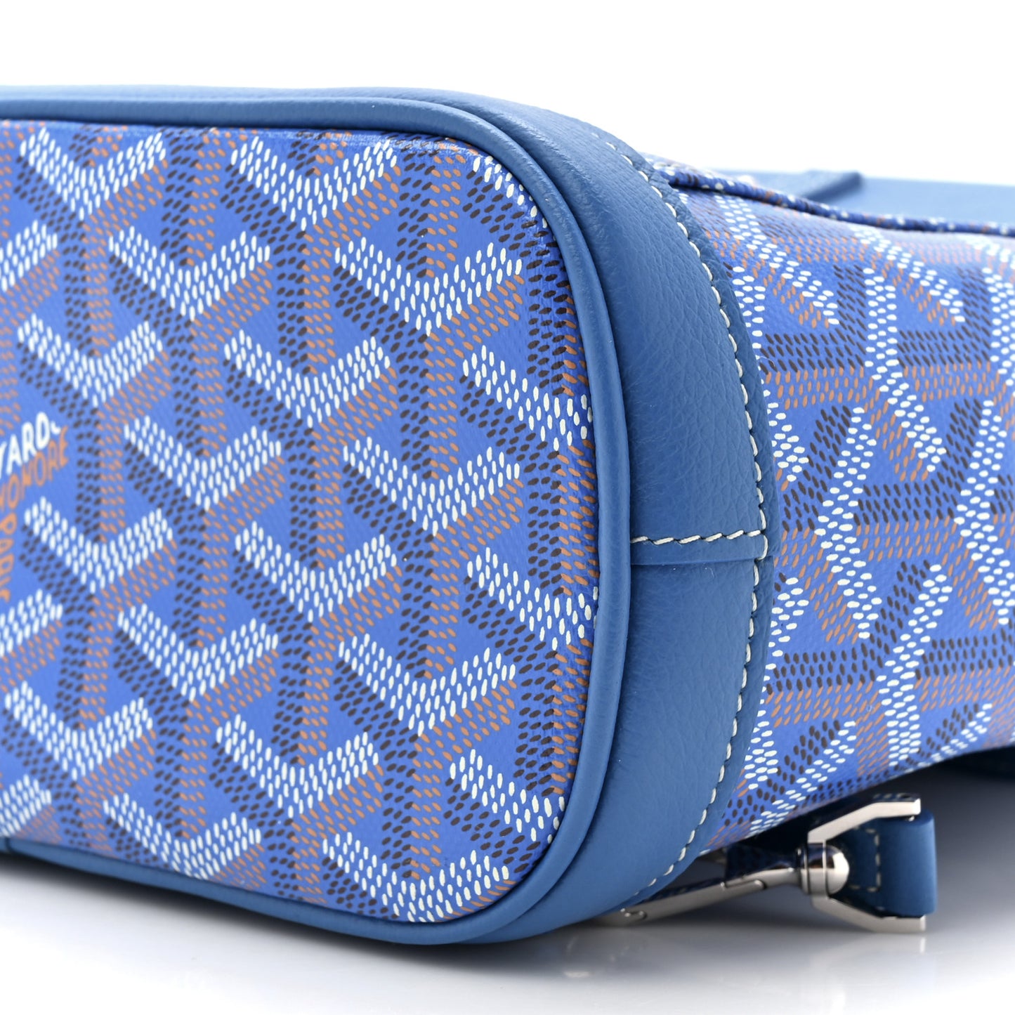 Goyardine Calfskin Mini Alpin Backpack Sky Blue