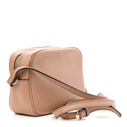 Gucci Pebbled Calfskin Small Soho Disco Bag Camelia 3 of 12