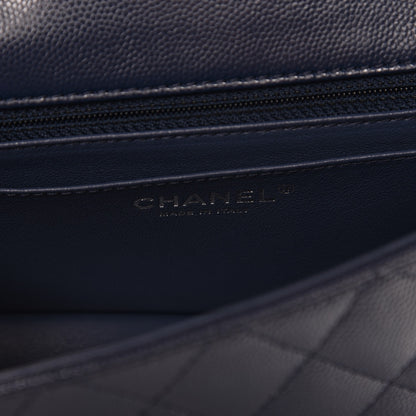 Chanel Caviar Quilted Mini Rectangular Flap Navy 6 of 7