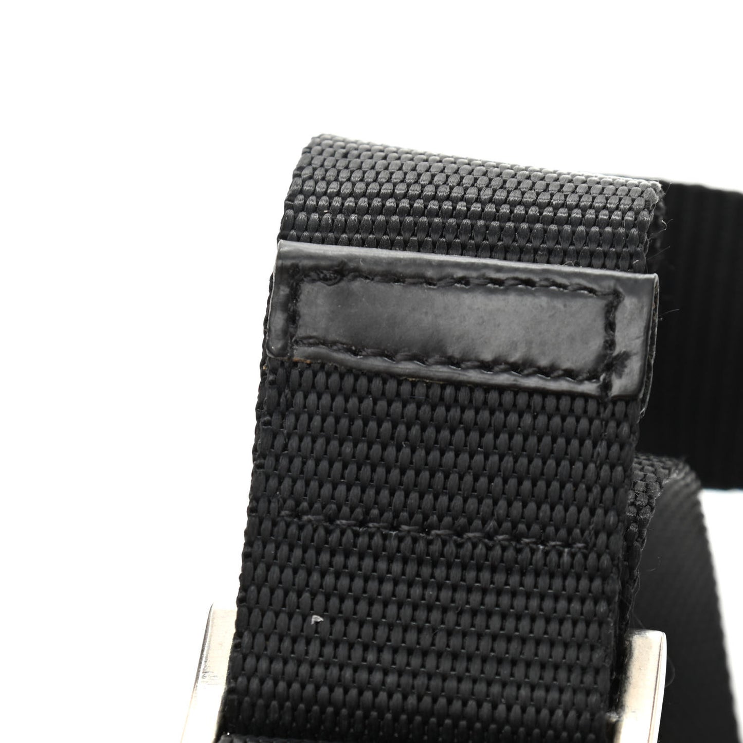 Nylon Vela Flat Messenger Bag Black