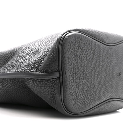 Hermes Taurillon Clemence So Kelly 26 Black 9 of 13