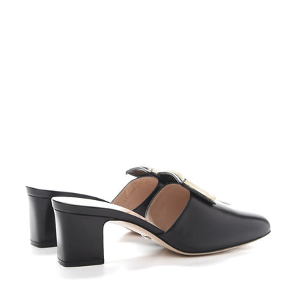 Gucci Malaga Kid Crystal Square G Madelyn Mules 39.5 Black 4 of 8