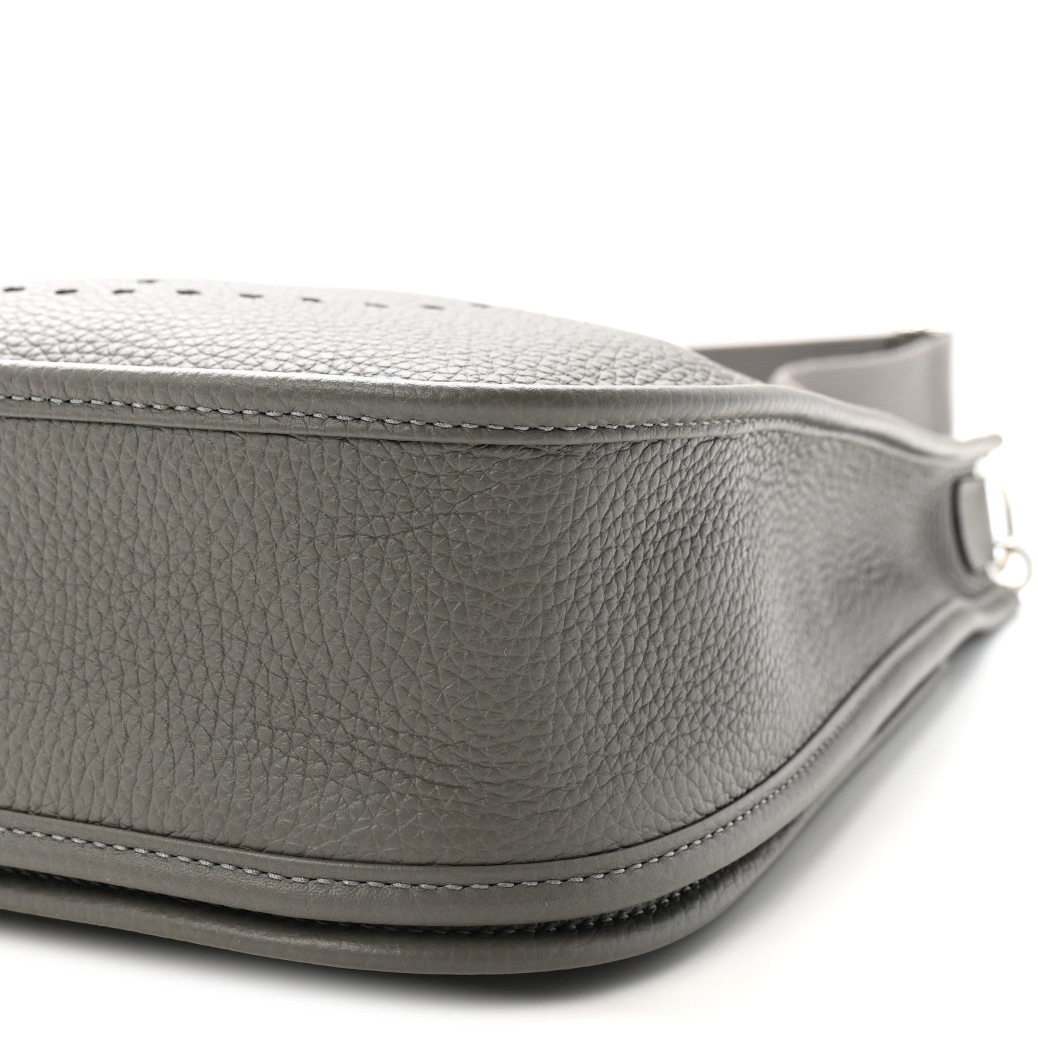 Hermes Taurillon Clemence Evelyne III PM Gris Meyer 10 of 11