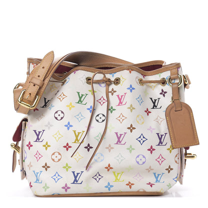 Louis Vuitton Monogram Multicolor Petit Noe White 1 of 17