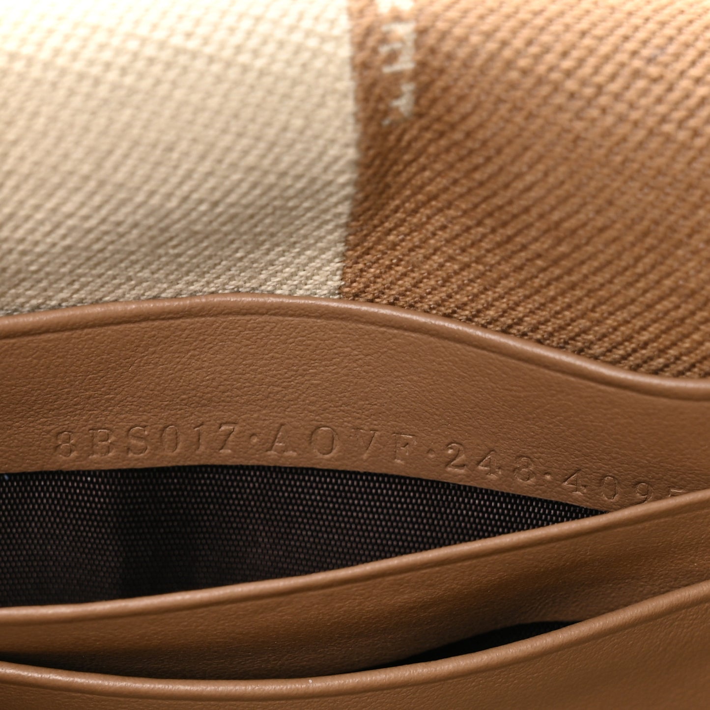Fabric Jacquard FF 1974 Mini Baguette Beige Sand