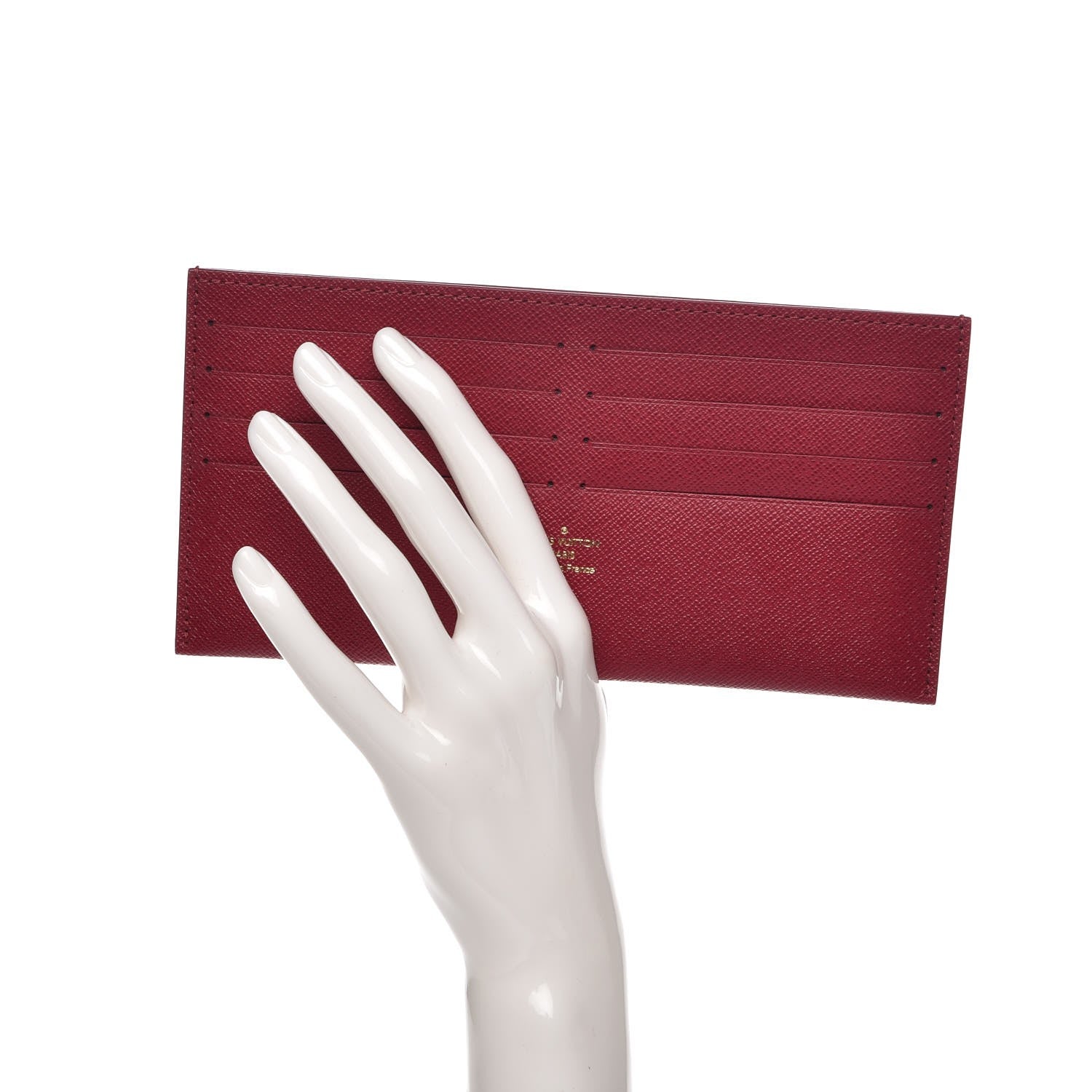 Louis Vuitton Calfskin Felicie Chain Wallet Card Holder Insert 2 of 6