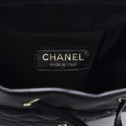 Chanel Lambskin Quilted Large Urban Spirit Backpack Black 6 of 9