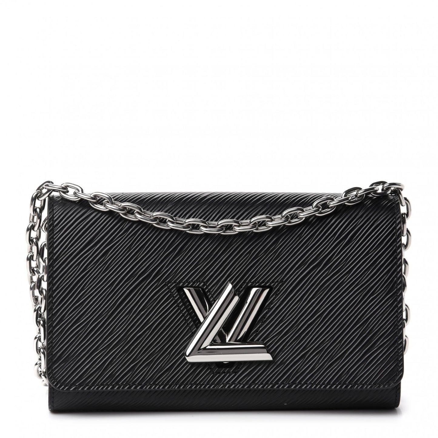 Epi Twist Chain Wallet Black