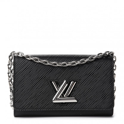 Louis Vuitton Epi Twist Chain Wallet Black 1 of 11