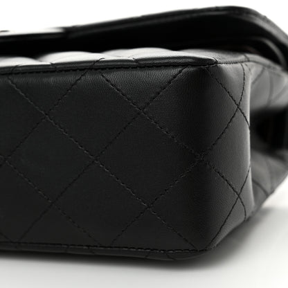 Chanel Lambskin Quilted Small Double Flap Black 10 of 12