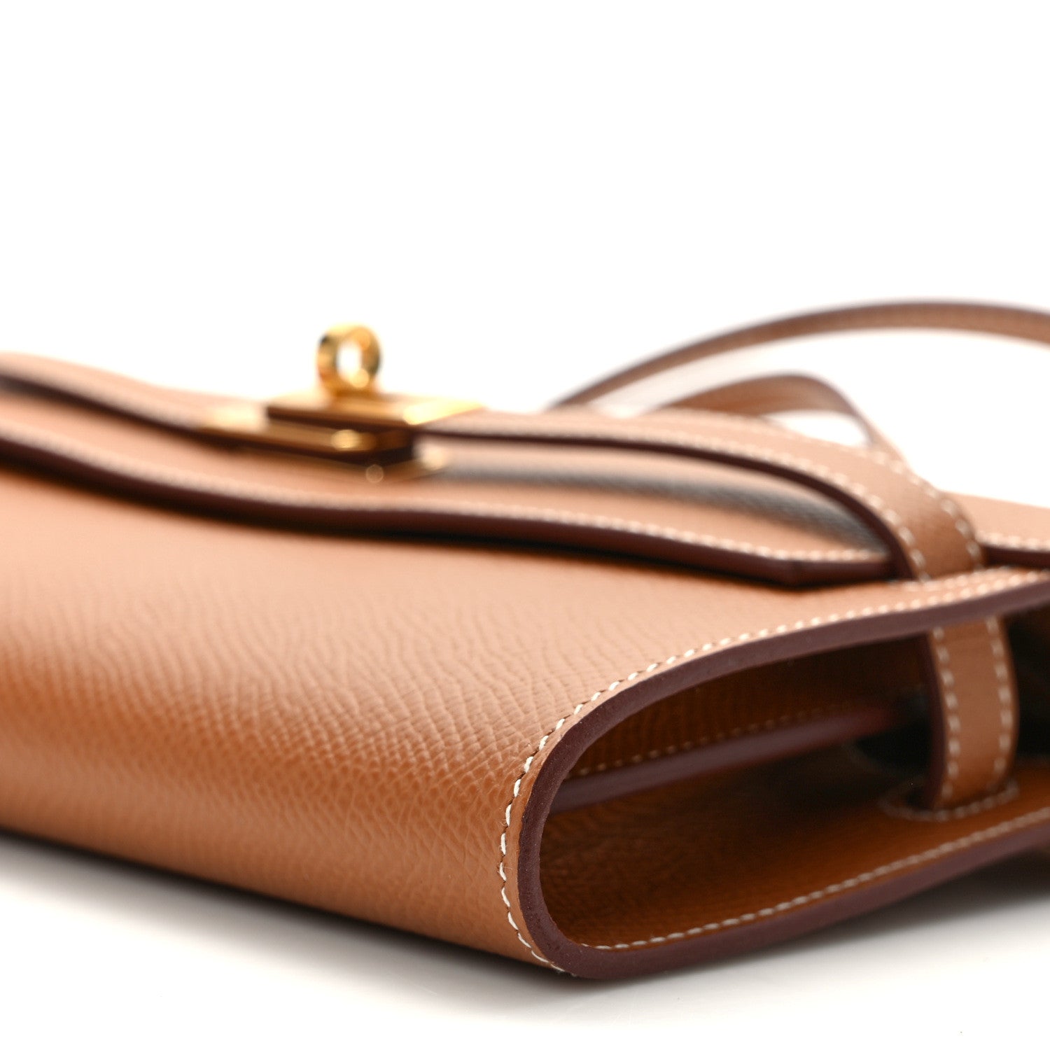 Hermes Epsom Kelly Wallet To Go Gold 9 of 12