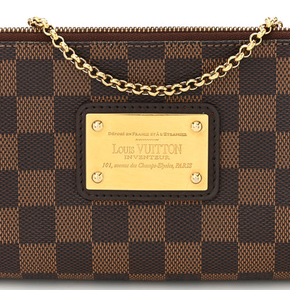 Louis Vuitton Damier Ebene Eva Clutch 8 of 10