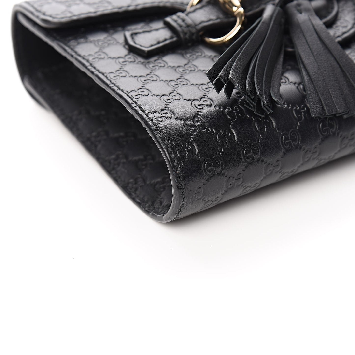 Microguccissima Mini Emily Shoulder Bag Black