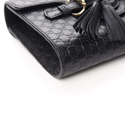 Gucci Microguccissima Mini Emily Shoulder Bag Black 8 of 10