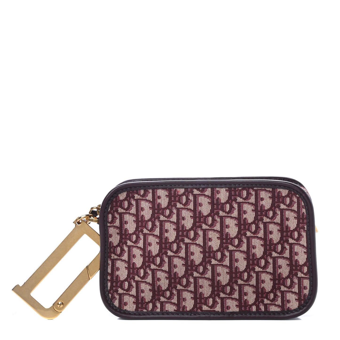 Oblique Diorquake Clutch Burgundy