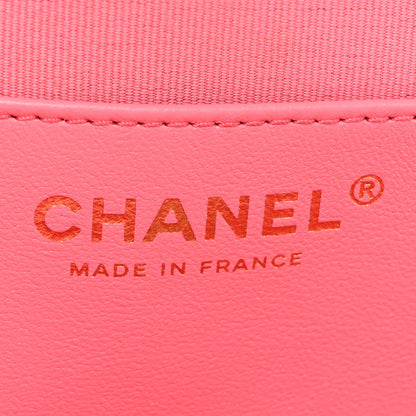 Chanel Lambskin Quilted CC In Love Heart Bag Pink 6 of 9