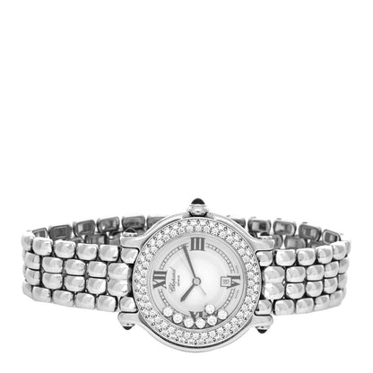 Chopard Stainless Steel Diamond Pave Bezel 32mm Happy Sport Quartz Watch 2 of 5