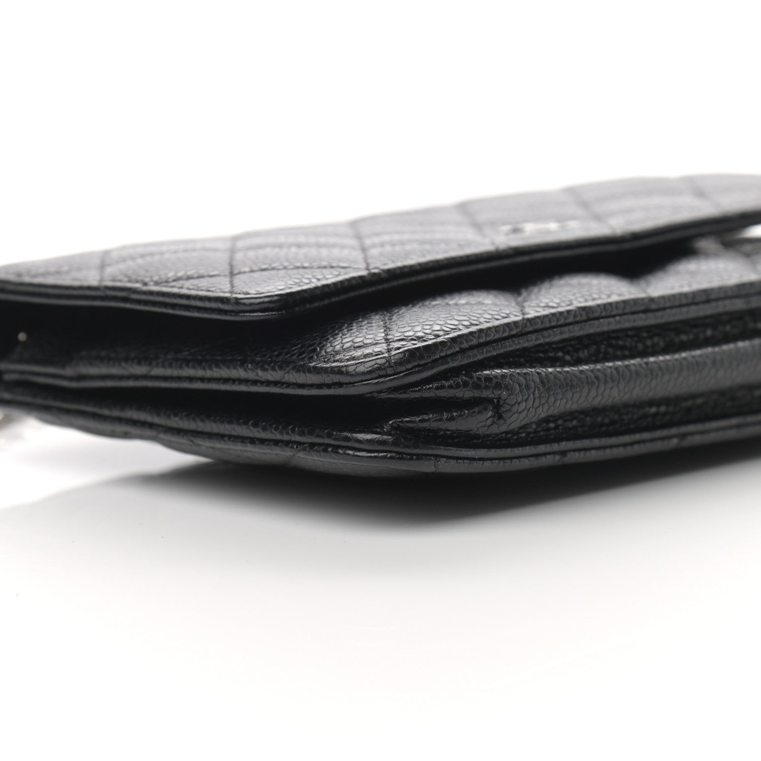 Chanel Caviar Quilted Wallet On Chain WOC Black 10 of 11