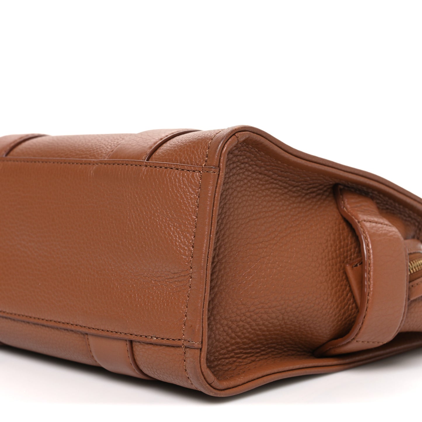 Grained Calfskin Small The Tote Bag Argan Oil