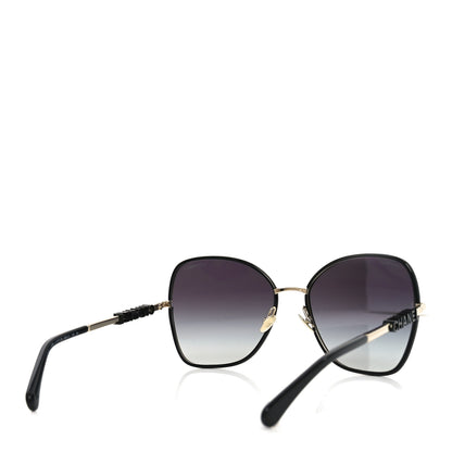 Chanel Metal Butterfly Sunglasses 4283 Black 4 of 7