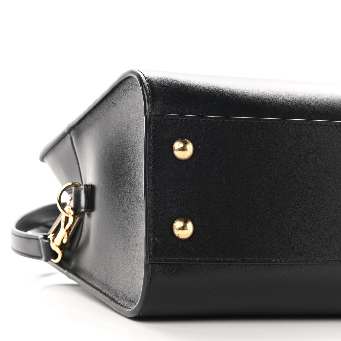 Calfskin Monogram Baby Cabas Black
