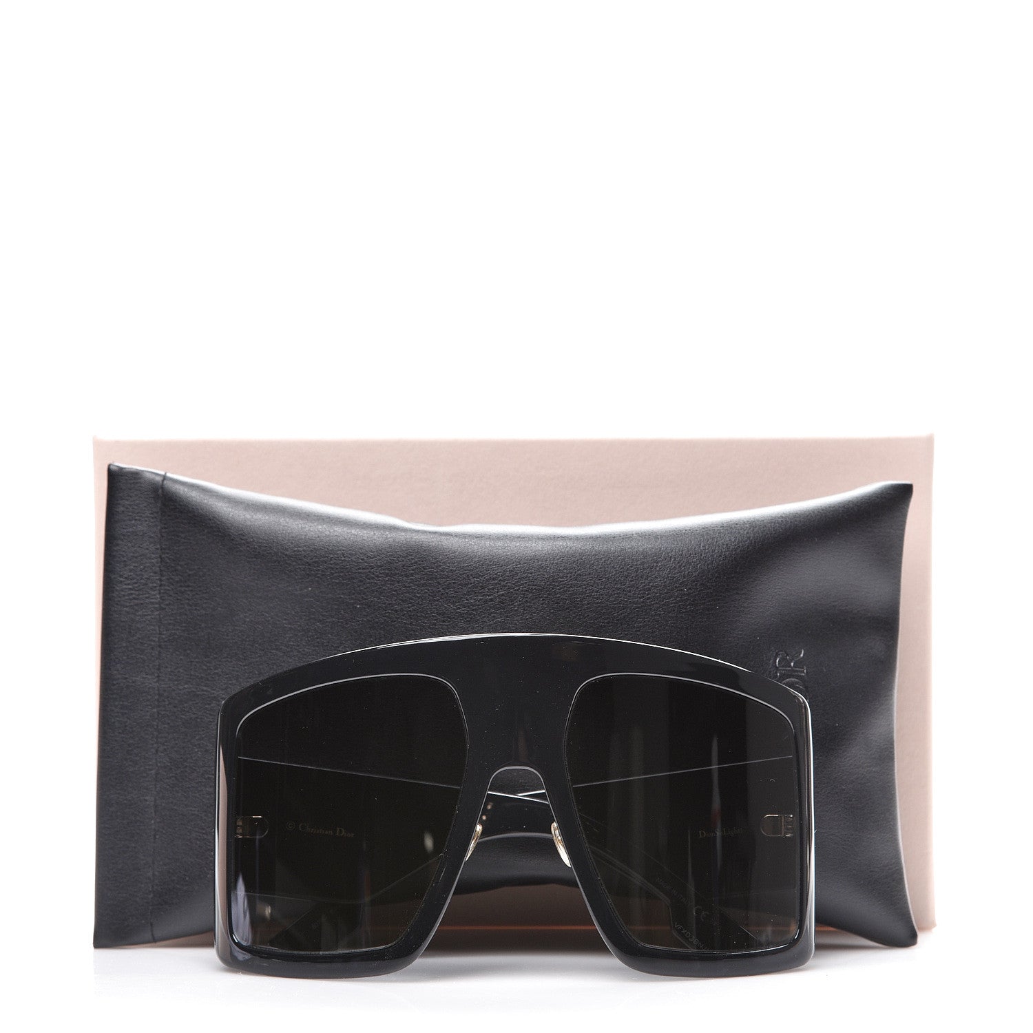 Christian Dior Acetate DiorSo Light 1 Shield Sunglasses Black 8 of 8