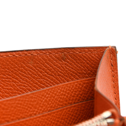 Hermes Epsom Kelly Longue Wallet Orange 13 of 17
