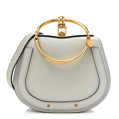 Chloe Calfskin Suede Small Nile Bracelet Bag Airy Grey 1 of 10