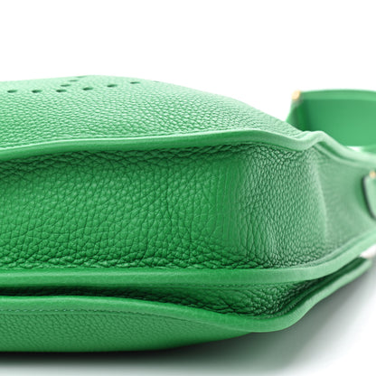 Hermes Taurillon Clemence Evelyne III PM Bambou 7 of 10