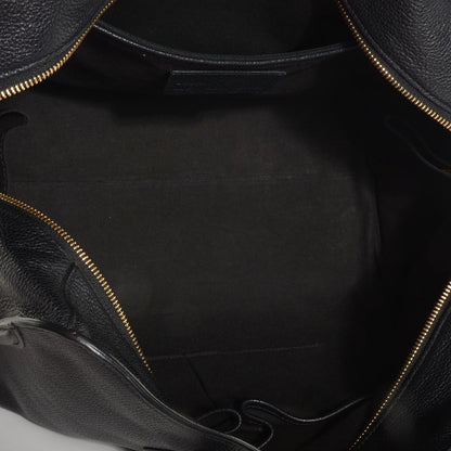 Alexander McQueen Pebbled Leather Skull Padlock Tote Black 5 of 10