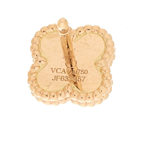 Van Cleef & Arpels 18K Rose Gold Sweet Alhambra Earrings 4 of 5
