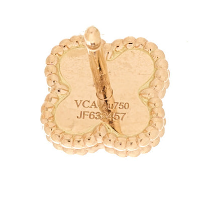 Van Cleef & Arpels 18K Rose Gold Sweet Alhambra Earrings 4 of 5