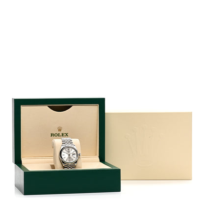 Rolex Stainless Steel 36mm Oyster Perpetual Datejust Watch Silver 126200 5 of 5