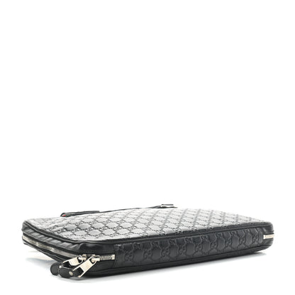 Gucci Guccissima Laptop Briefcase Black 3 of 10