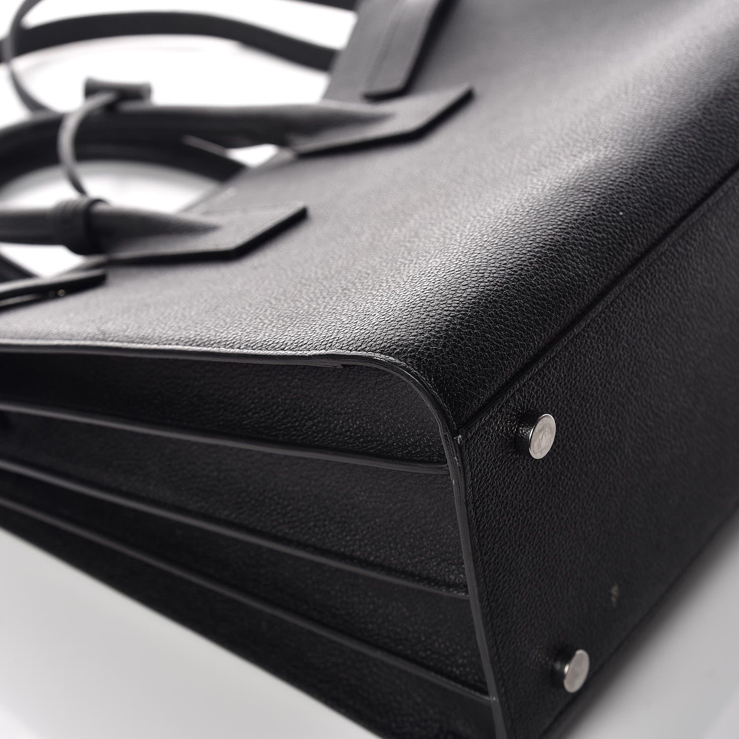 Saint Laurent Grained Calfskin Small Sac De Jour Black 15 of 17