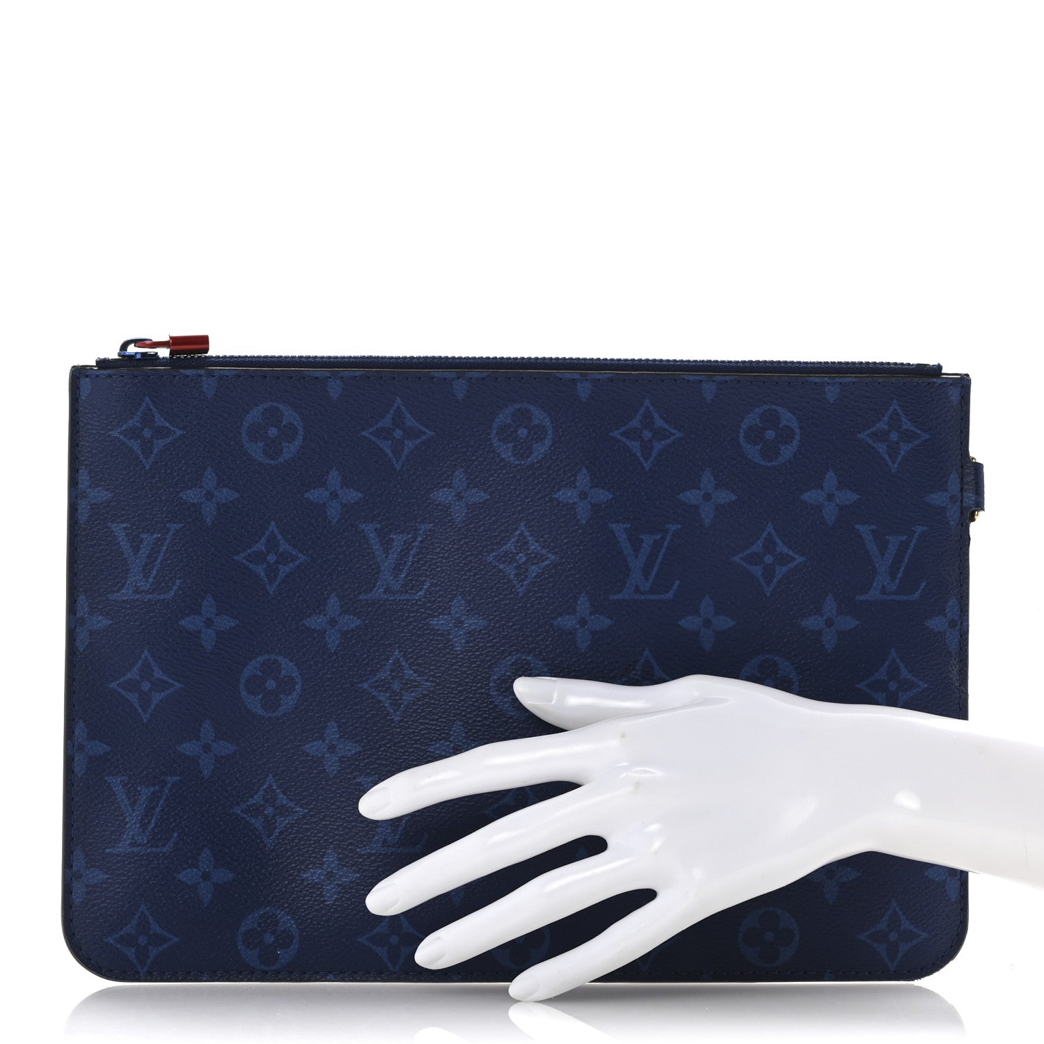 Louis Vuitton Monogram Cabas Light Pochette Pacific Blue 2 of 12