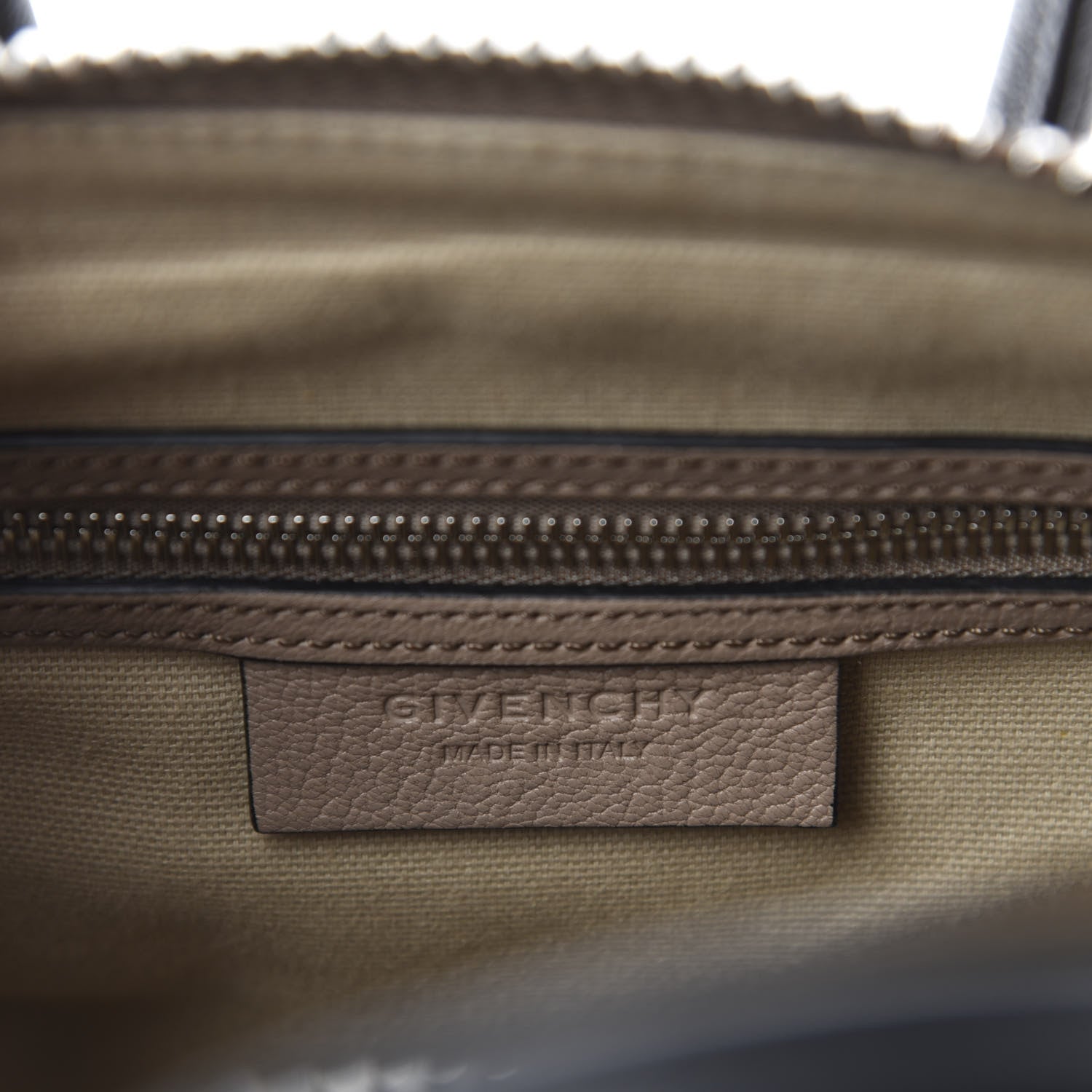 Givenchy Sugar Goatskin Mini Tri-Color Antigona Linen 12 of 13