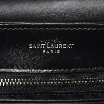 Saint Laurent Calfskin Y Quilted Monogram Toy Loulou Crossbody Bag Black 6 of 7