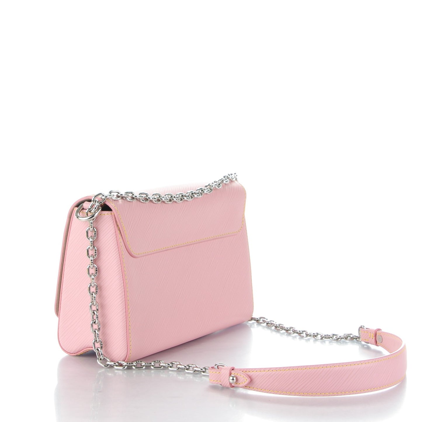 Epi Twist Shoulder Bag MM Rose Ballerine