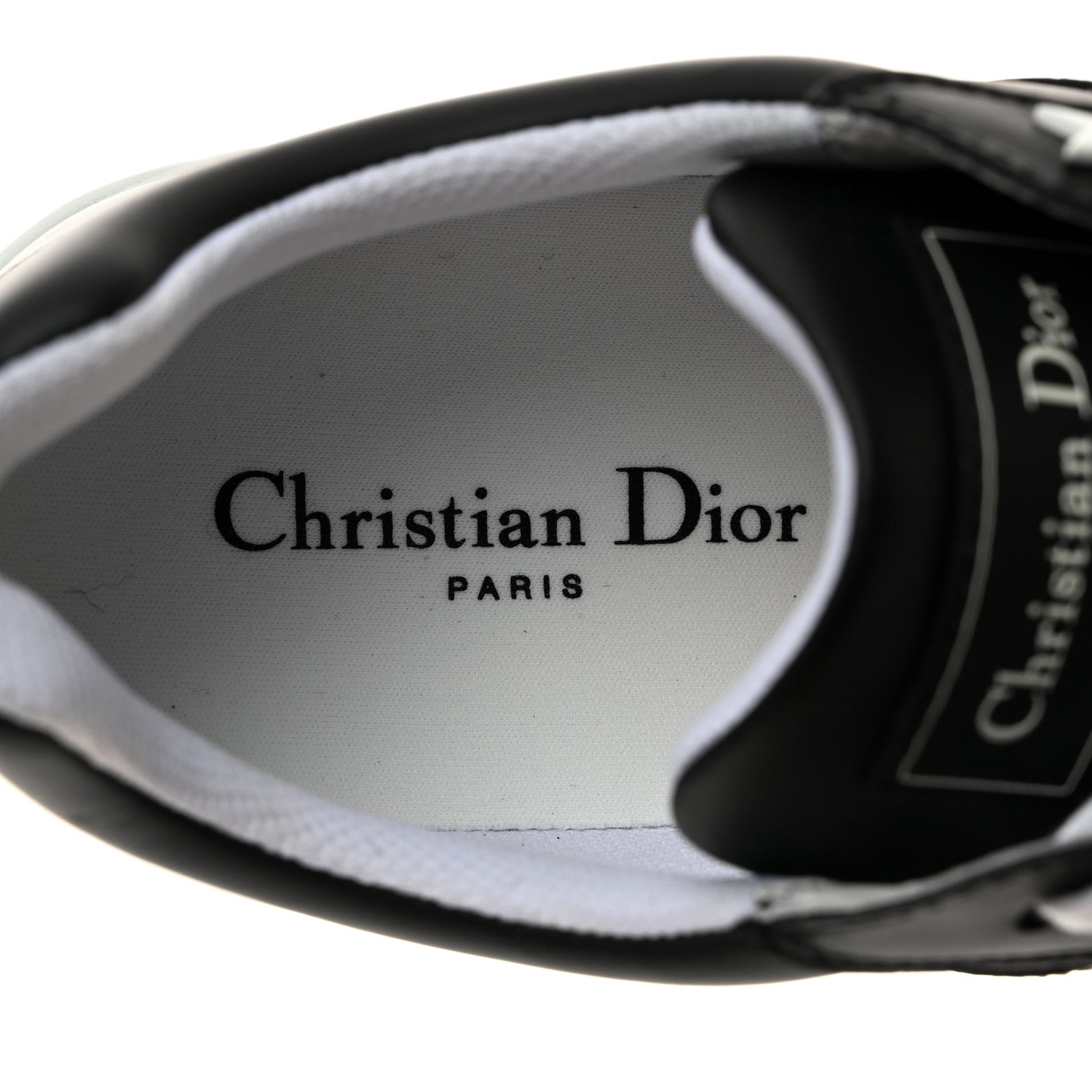 Christian Dior Calfskin Dior Star Ors Low Top Sneakers 39.5 Black 6 of 9