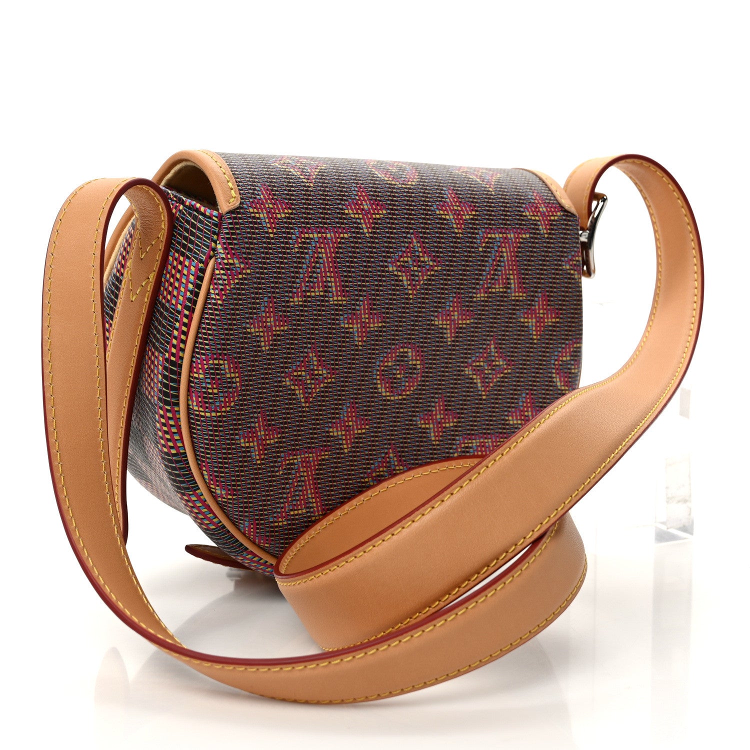 Louis Vuitton Monogram LV Pop Tambourin Rose 3 of 9