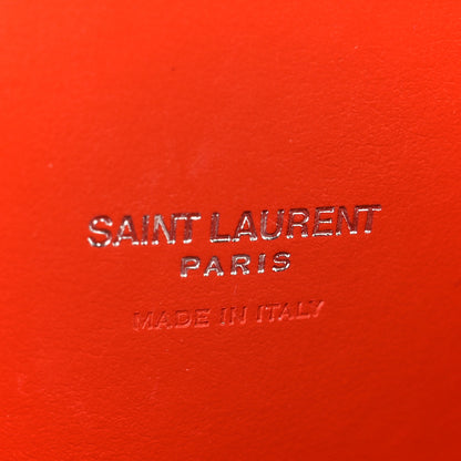 Saint Laurent Grain de Poudre Nano Sac De Jour Red Orange 5 of 10