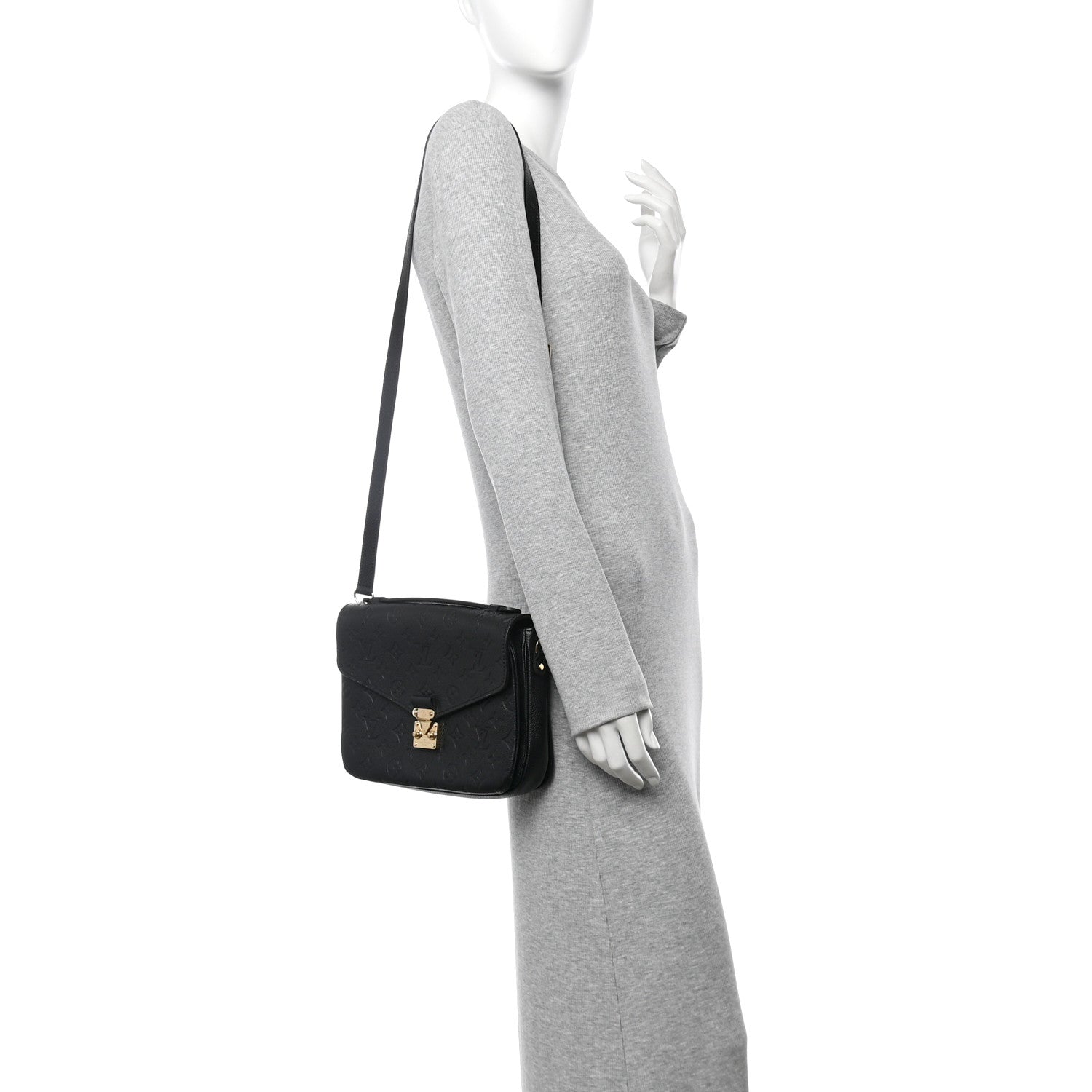 Louis Vuitton Empreinte Pochette Metis Black 2 of 13