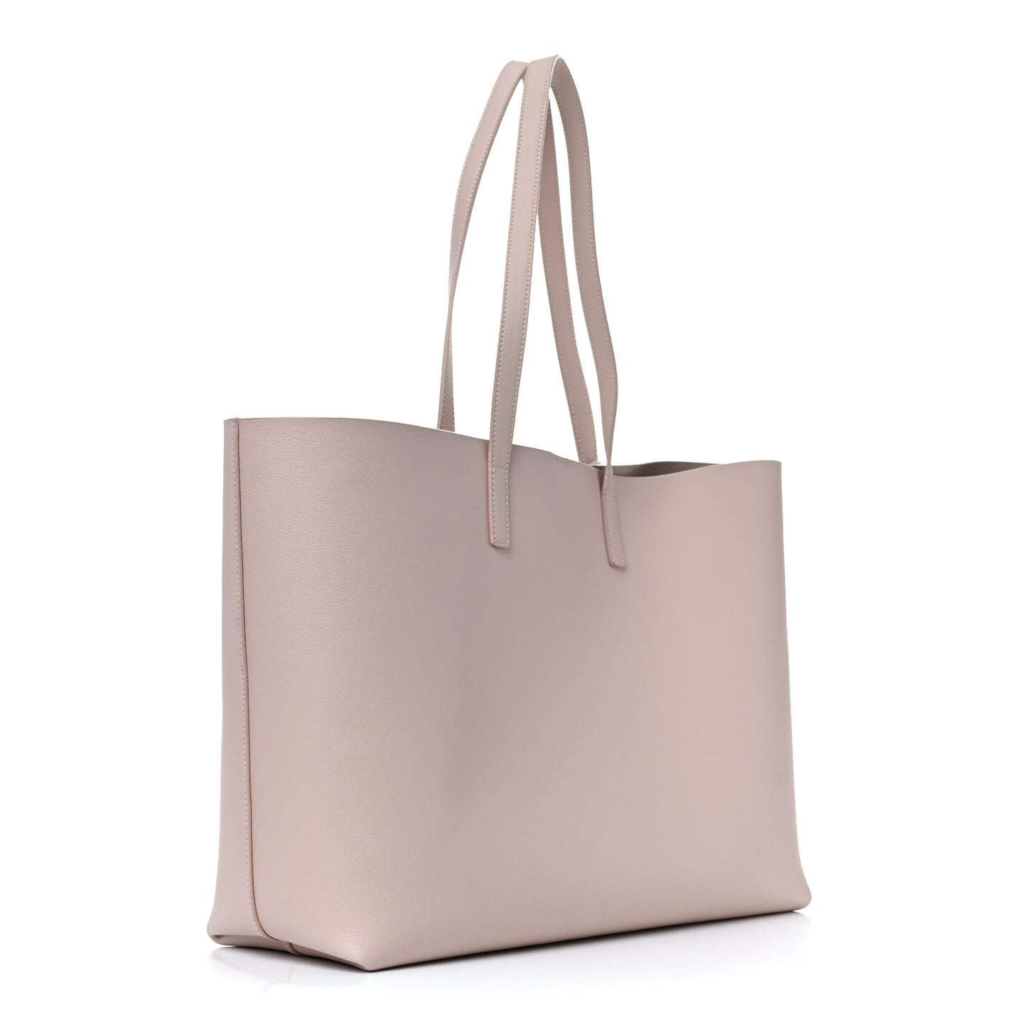 Calfskin Large Shopping Tote Pale Blush