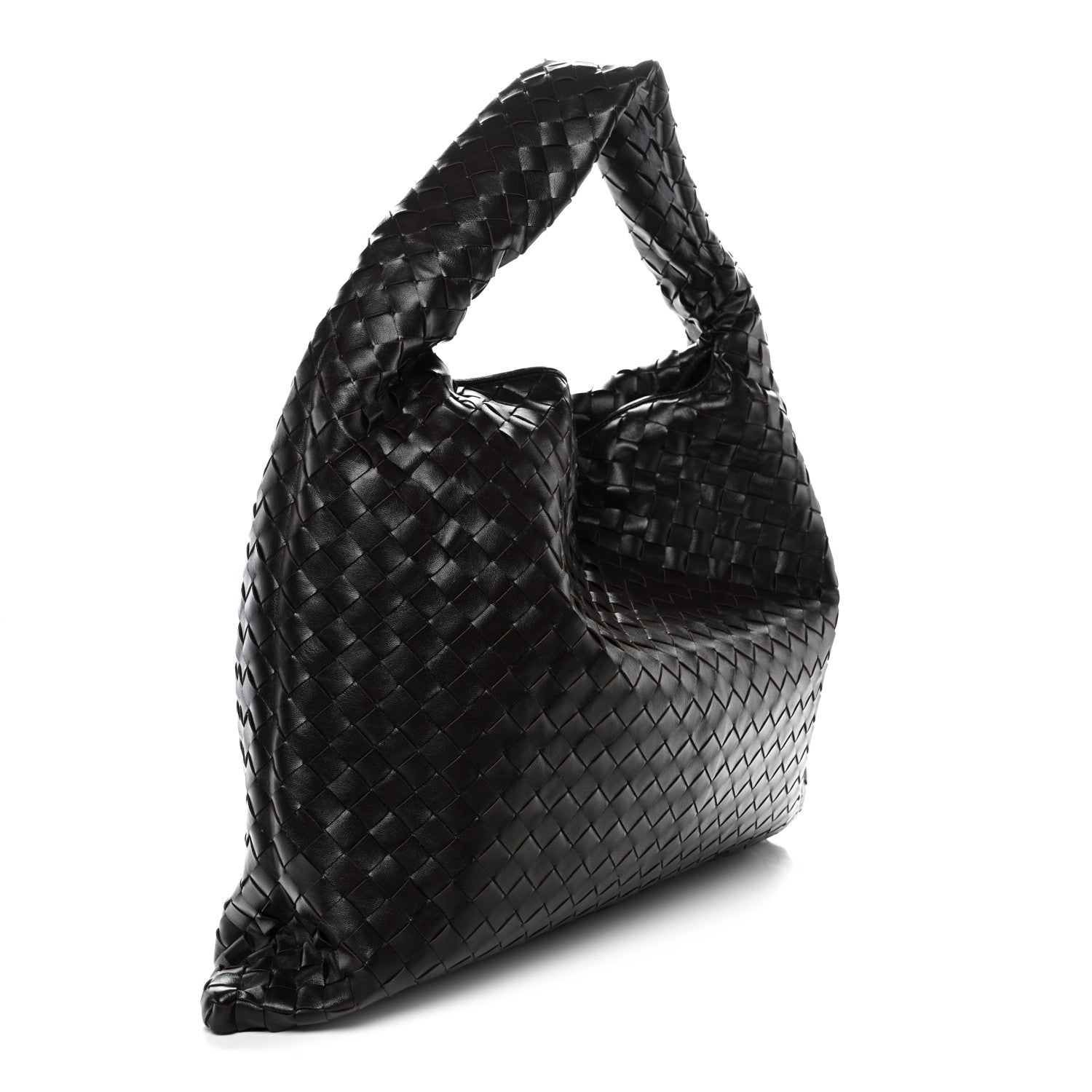 Bottega Veneta Calfskin Intrecciato Large Hop Fondant 3 of 10