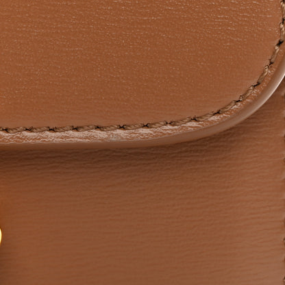 Celine Shiny Calfskin Triomphe Flap Card Holder Bronze 9 of 11