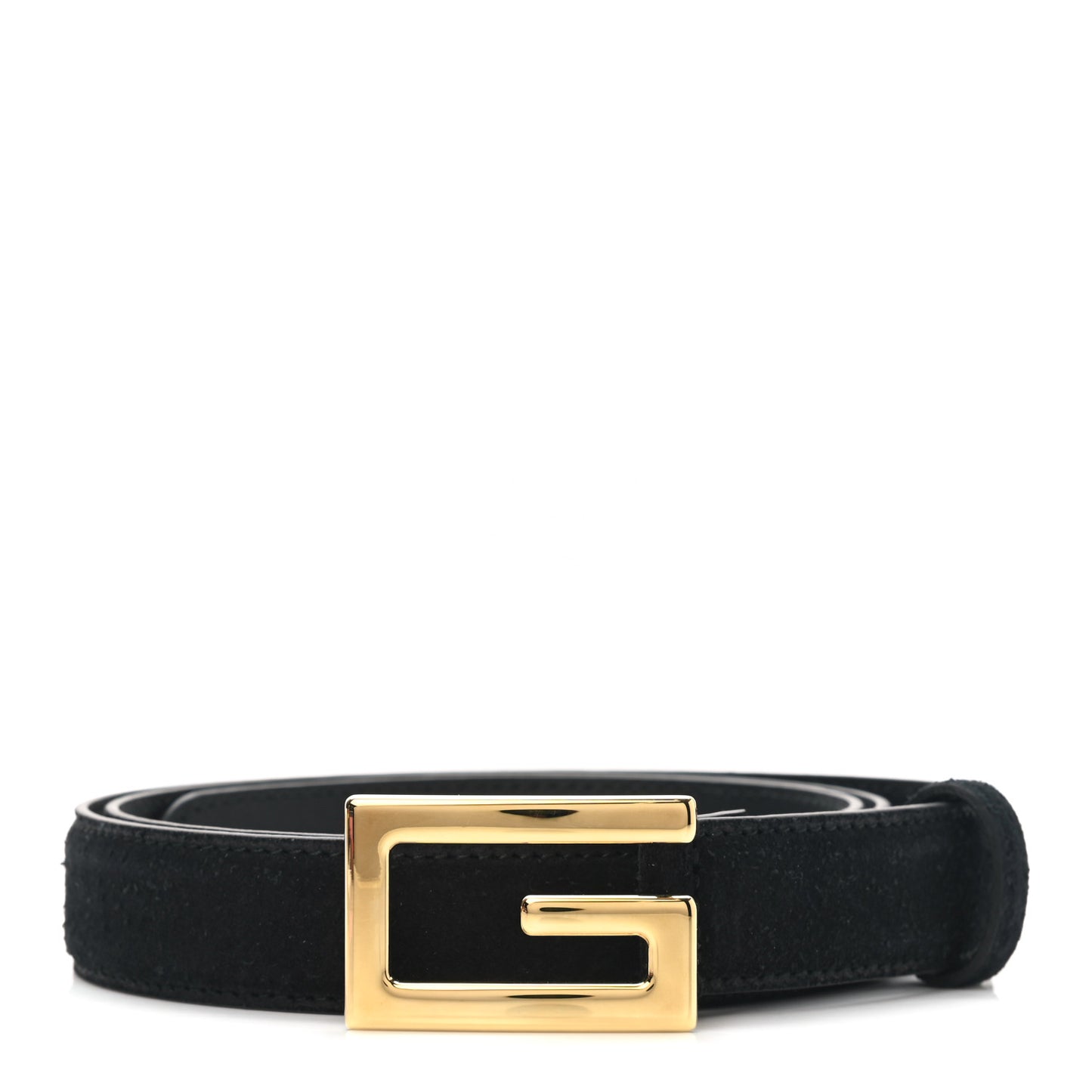 Suede Icaro G Cube 25mm Belt 90 36 Black