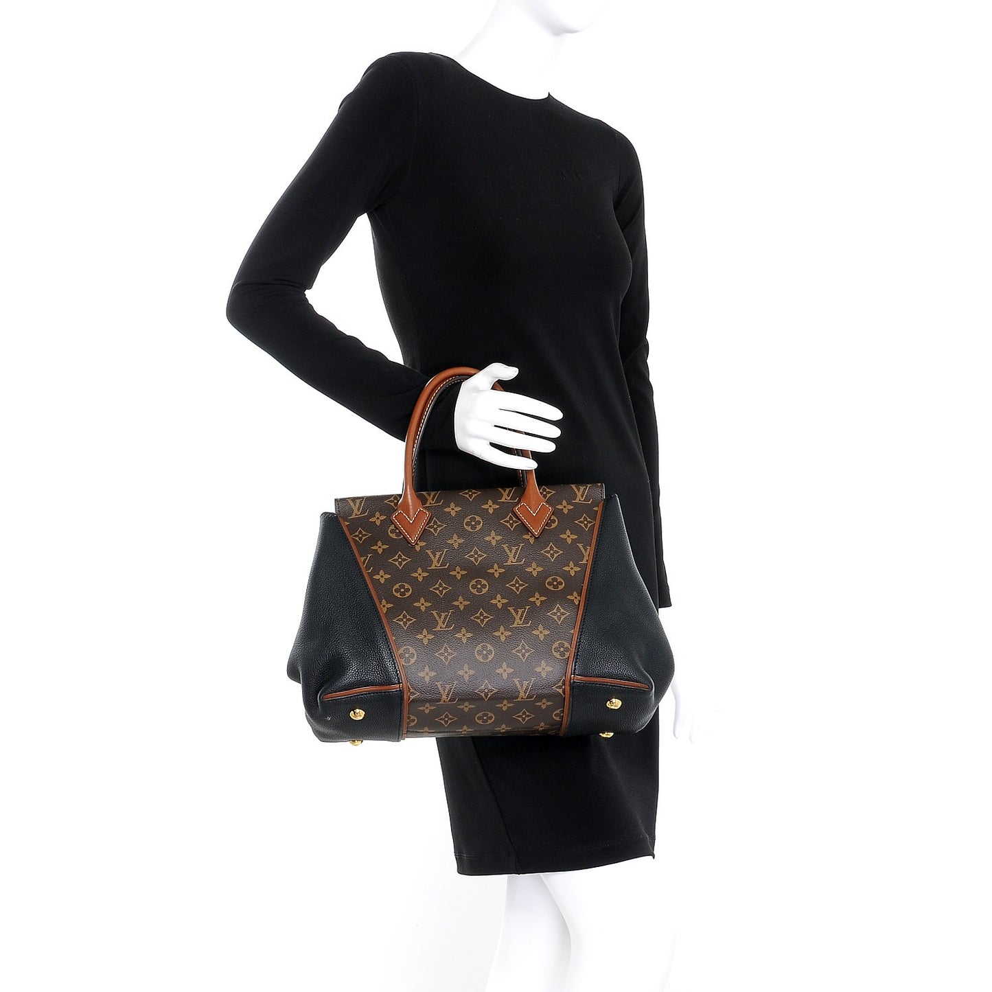 Monogram Tote W PM Black