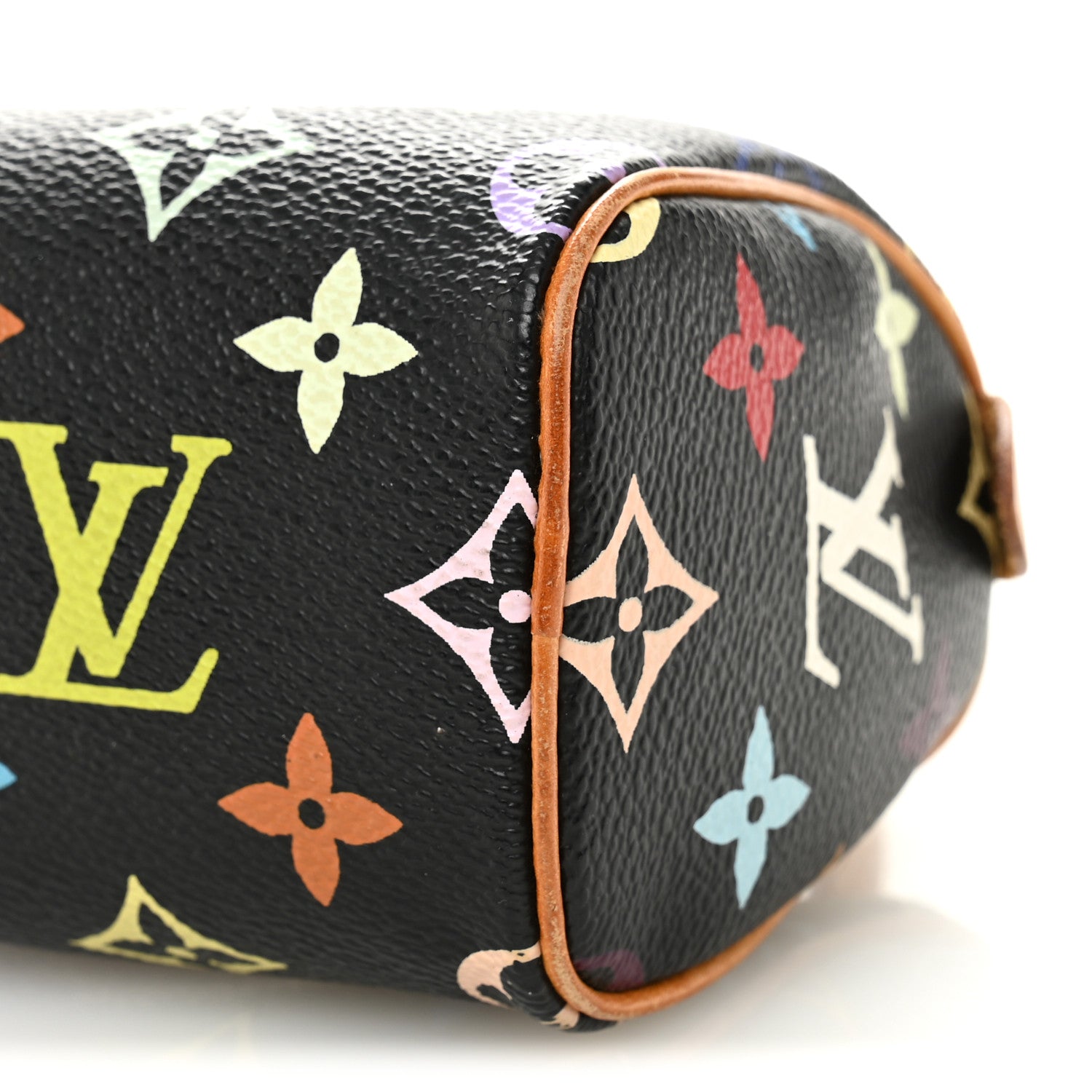 Louis Vuitton Monogram Multicolor Mini Sac HL Speedy Black 9 of 10